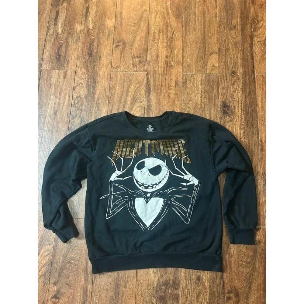 Disney Nightmare Before Christmas Jack Skellington Sweatshirt Youth XL